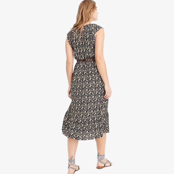 J. Crew Mercantile Ditsy Floral Cap Sleeve Midi Dress  Size Small - Picture 10 of 11